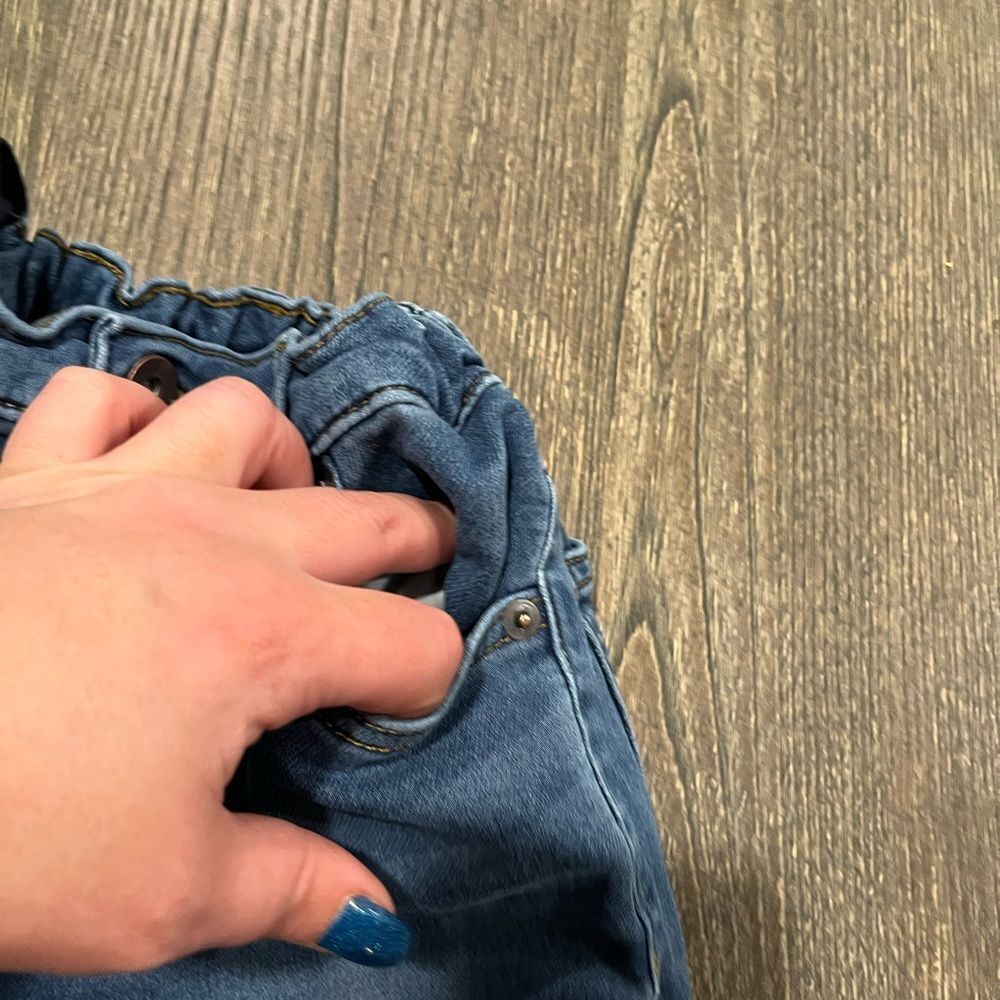 Member's Mark Jeans Slim Fit Adjustable Waist Favorite Knit Denim Dark Wash 10 - Picture 5 of 10